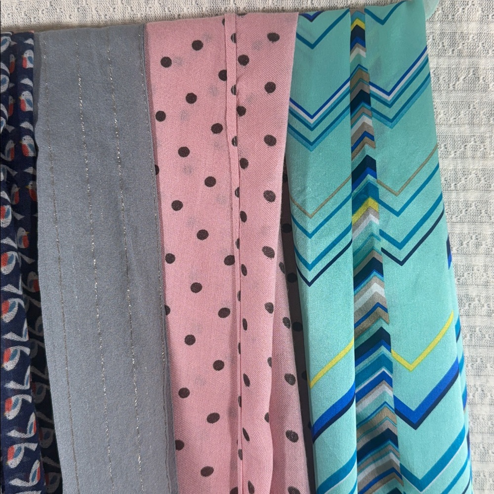 Colorful Patterned Scarves Collection - Picture 2 of 4